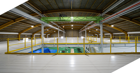 重量物の設置工事施工イメージ